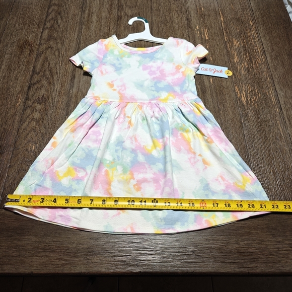 Bundle 10 Pcs Cat And Jack Toddler Girls Short Sleeve Dress Multi Color NWT - Picture 6 of 9